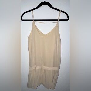 Sans Souci Beige Sleeveless Dress M